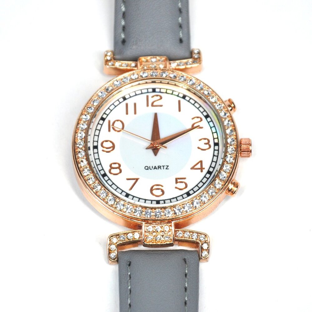 Rose Gold Bling Watch